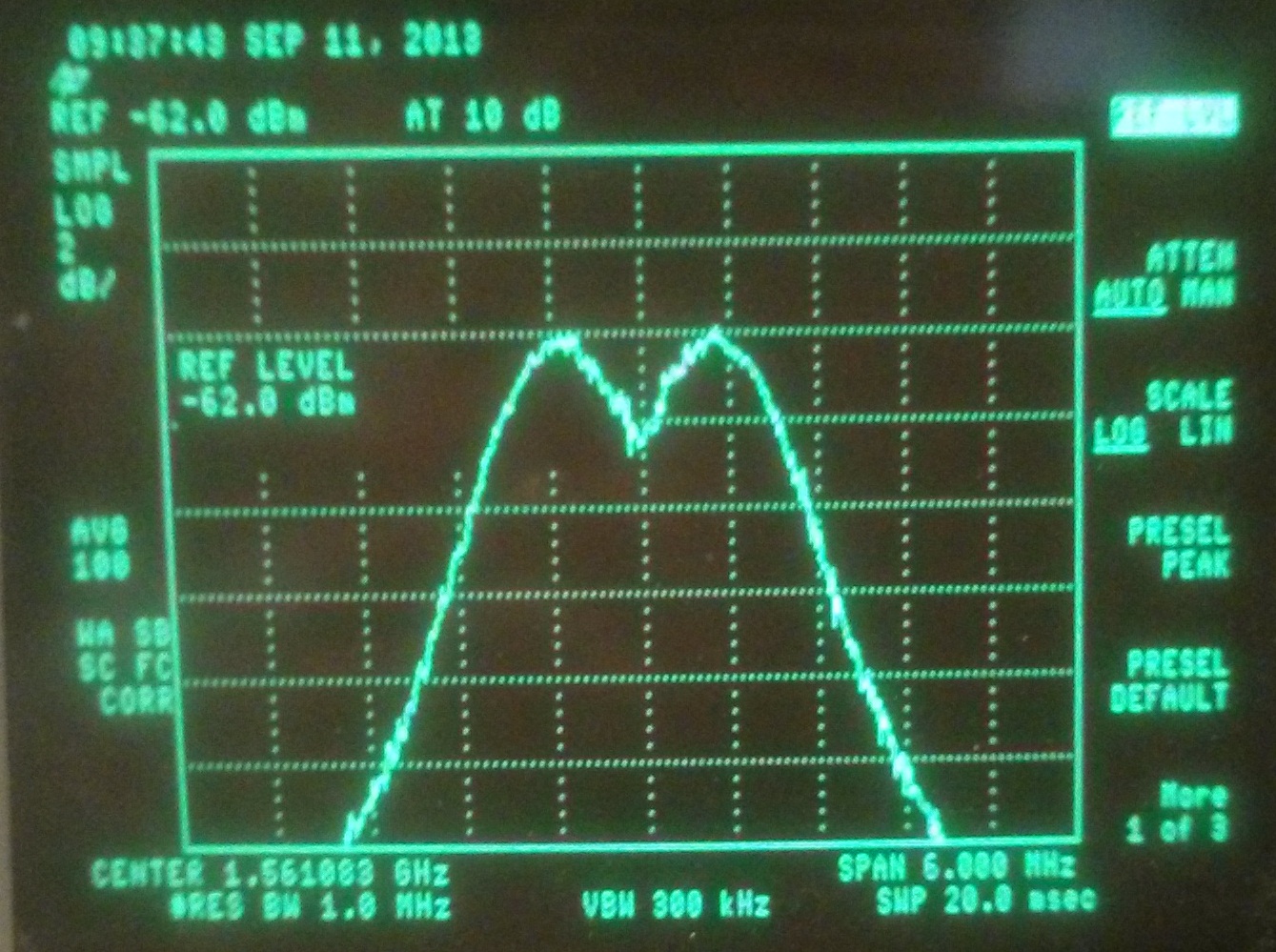 Sentimental reb Berigelse GPS GNSS simulators: Does this spread spectrum look correct?